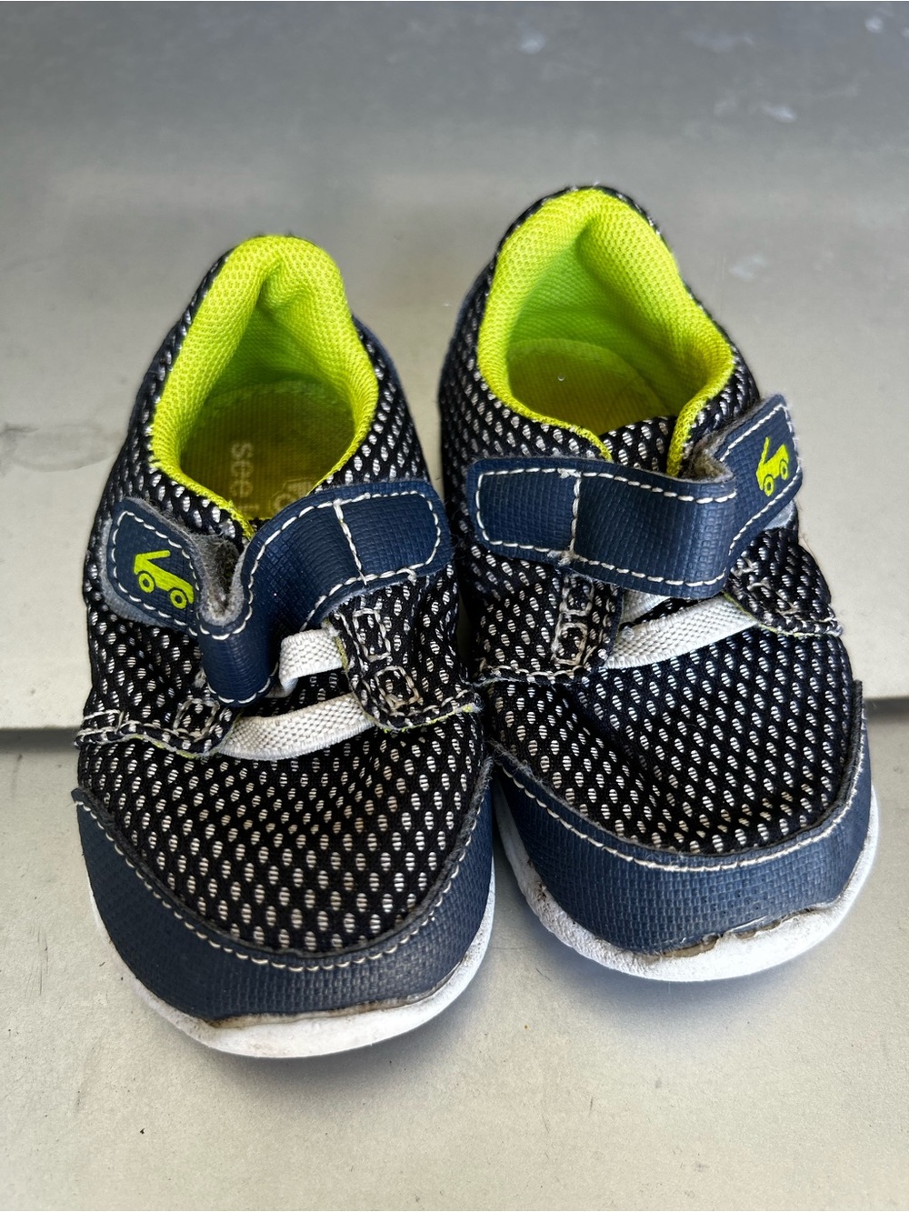See Kai Run baby boy Navy Sneakers